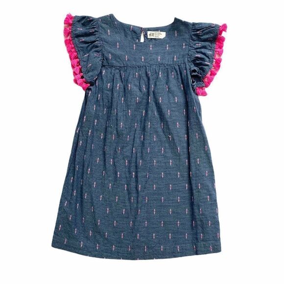 H&M Boho Tassel Sleeve Dress - Picture 1 of 3